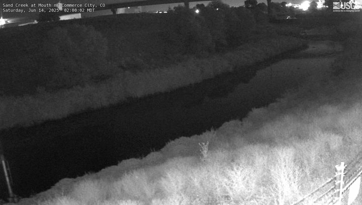 Most recent image of Sand Creek at Mouth near Commerce City, CO