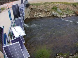 Most recent image of Willow Creek below Cabin Creek near Granby, CO